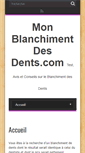 Mobile Screenshot of monblanchimentdesdents.com